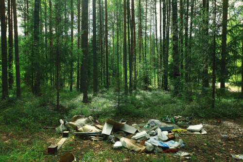Eco-friendly garden clearance process