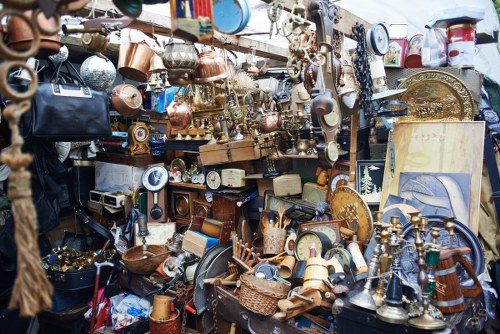 Organized storage solutions after home clearance