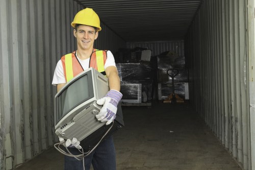 Efficient house clearance process in a Spitalfields home